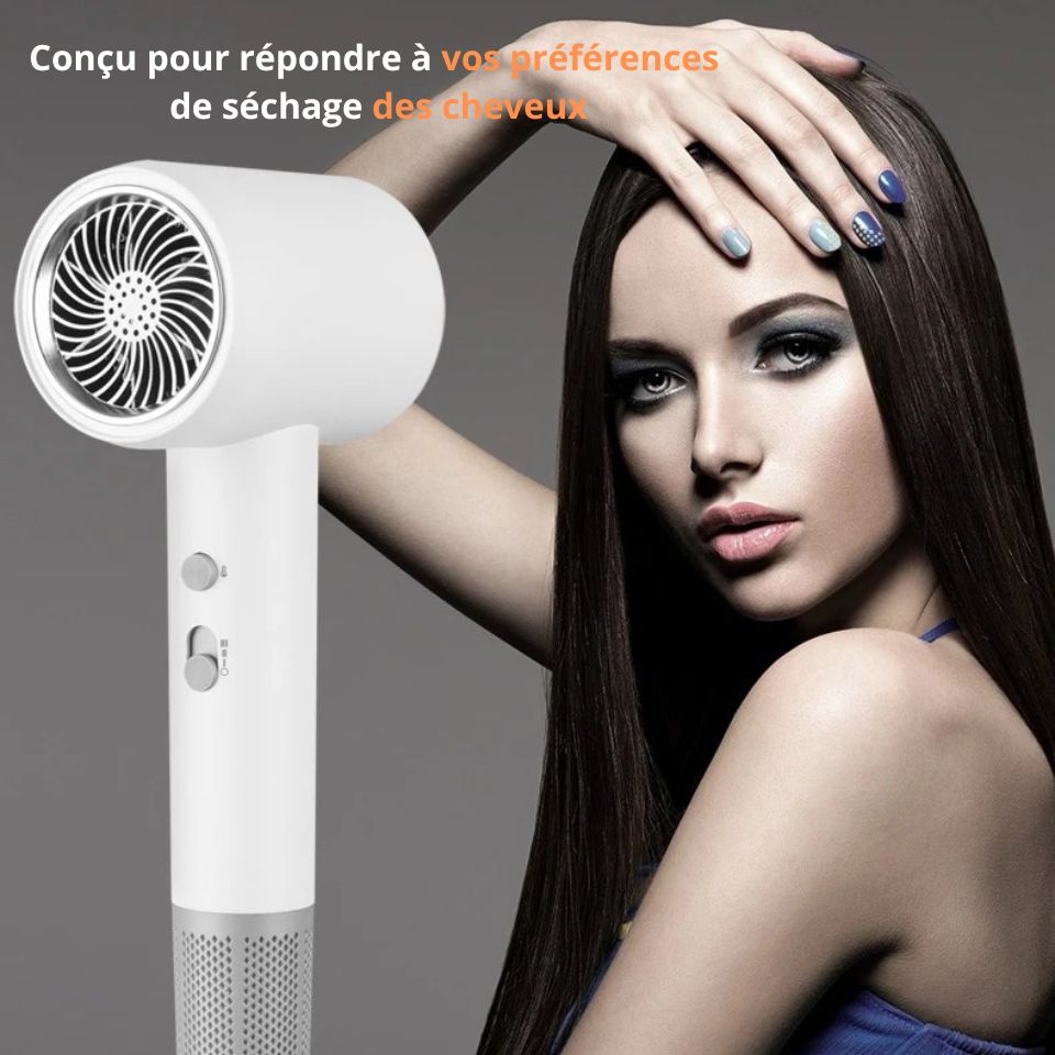 Kartonne™ - Sèche-Cheveux à Ion Négatif et Haute Vitesse