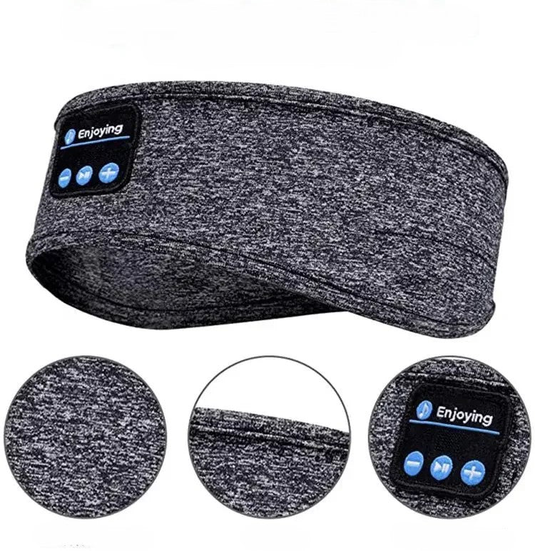 Écouteurs Bluetooth pour dormir, bandeau de sport fin et doux