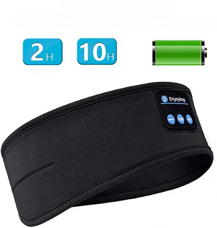 Écouteurs Bluetooth pour dormir, bandeau de sport fin et doux