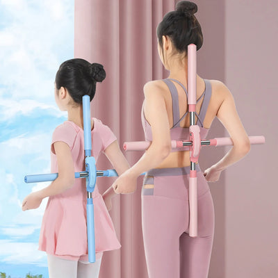 Bâton correcteur de Posture de Yoga, bossu, Pilates, bâton de Yoga debout